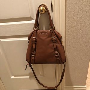 Brown and gold leather Michael Kors purse
